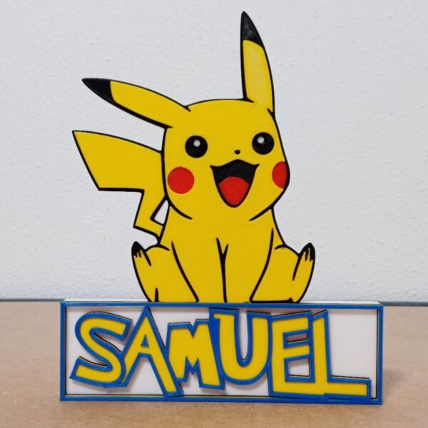 Pikachu Pokémon- Cartel Personalizado
